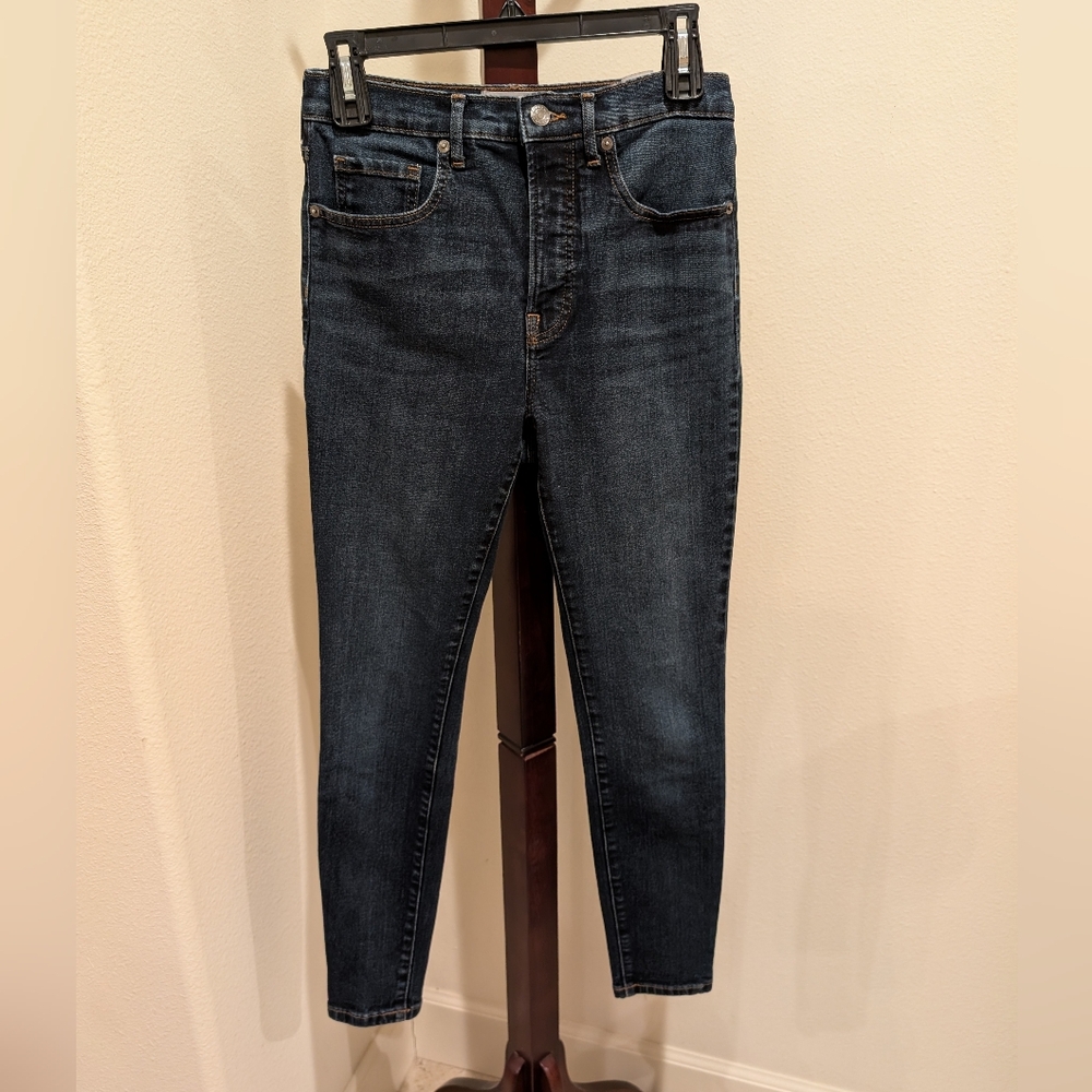 Everlane Dark Blue Skinny Jeans, Size 28-Reg